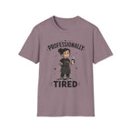 CREAVOLTS® Professionally Tired | Funny Tattoo Artist Life Graphic Tee