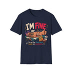 CREAVOLTS® I'm Fine | Funny Tattoo Session Survival Graphic Tee