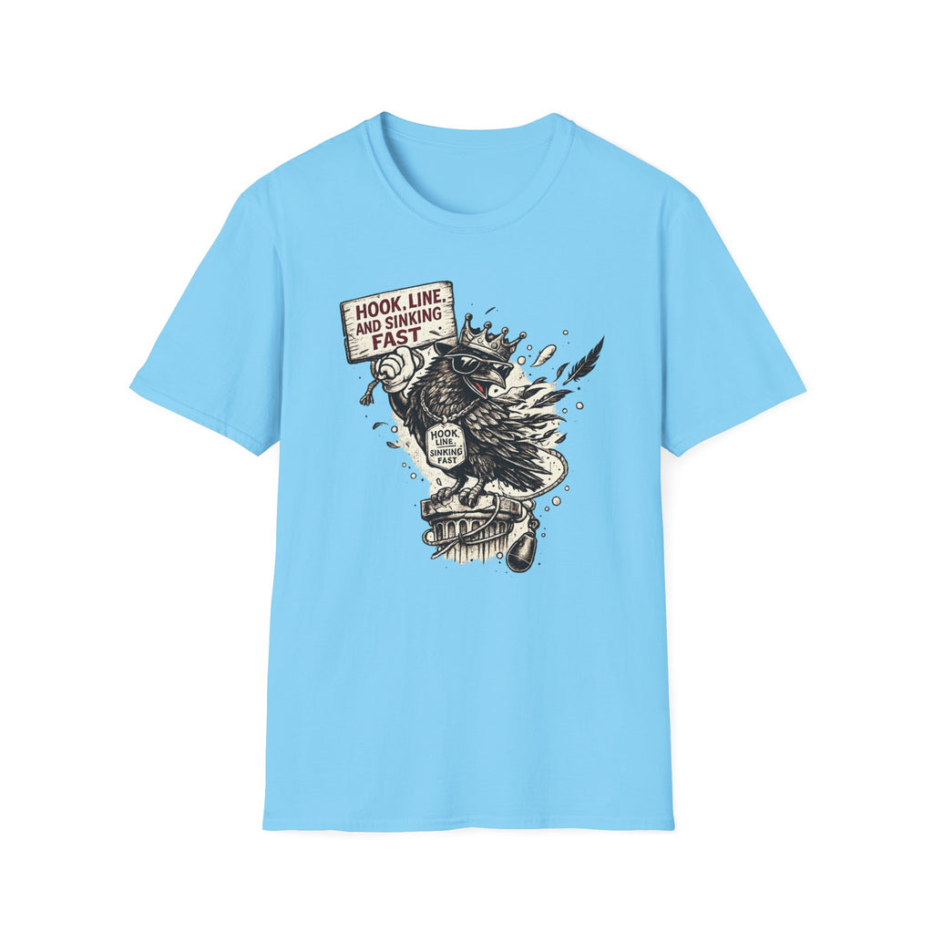 CREAVOLTS® Hook, Line, and Sinking Fast | Funny Fishing Graphic Tee