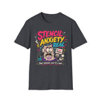 CREAVOLTS® Stencil Anxiety Is Real | Funny Tattoo Artist Graphic Tee