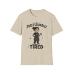 CREAVOLTS® Professionally Tired | Funny Tattoo Artist Life Graphic Tee