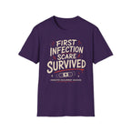 CREAVOLTS® First Infection Scare Survived | Funny Tattoo Healing Graphic Tee